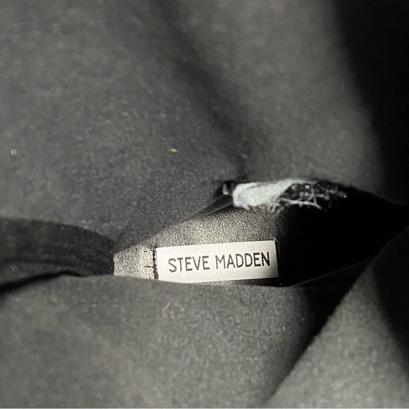 Steve Madden Tero Black Lug Sole Chunky Tall Boot 10M - Picture 15 of 16